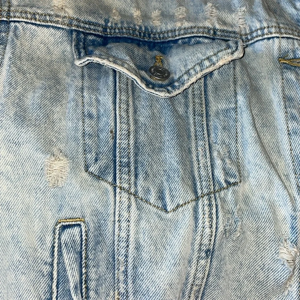 NWOT Wild Fable Blue Jean Jacket Classic Trucker Style. Size XXL. - Picture 4 of 6